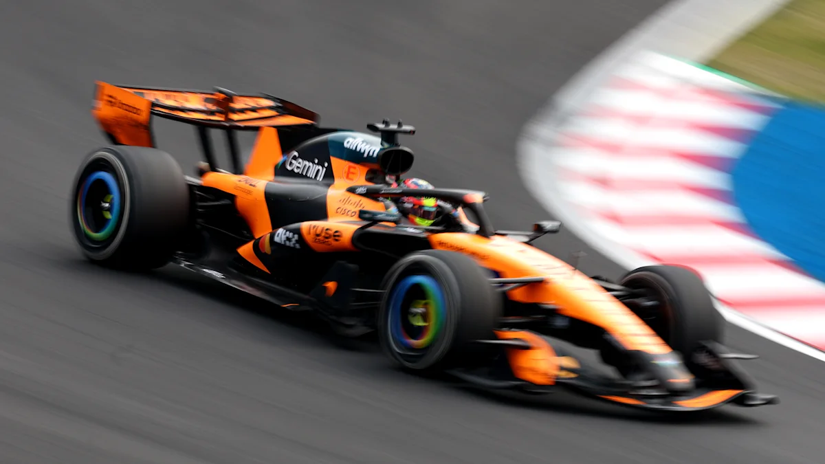 McLaren Formula 1 car on track at Suzuka Circuit