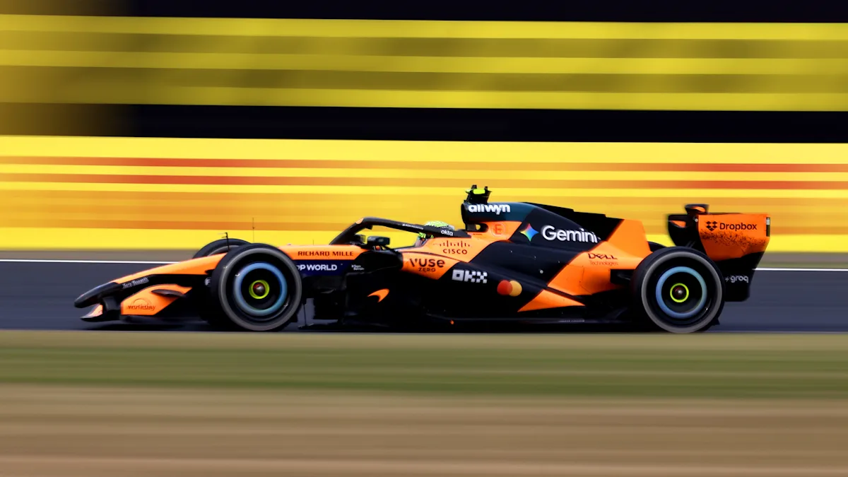 McLaren Formula 1 car on track at Suzuka Circuit