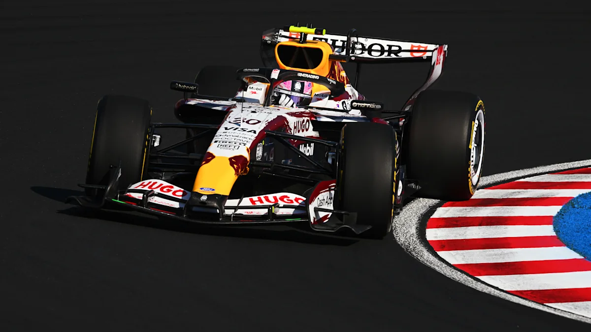 VCARB Formula 1 car on track at Suzuka Circuit