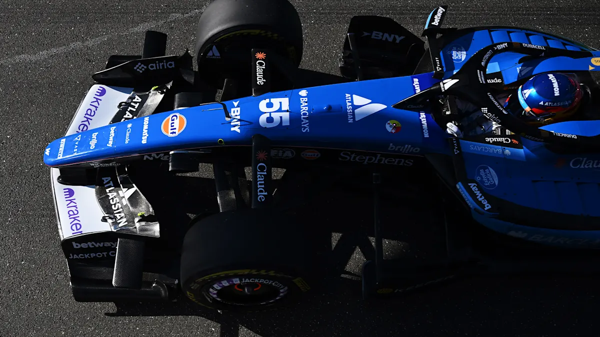 Williams Formula 1 car on track at Red Bull Ring