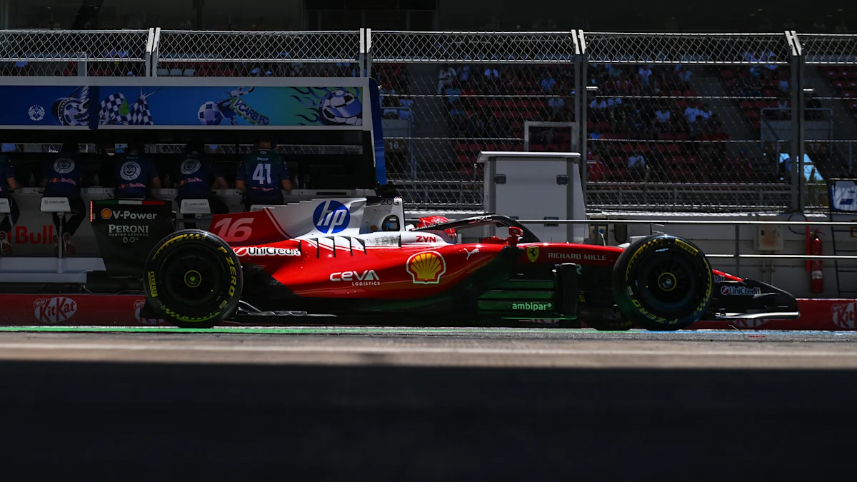 Ferrari Formula 1 car on track at Circuit de Barcelona-Catalunya