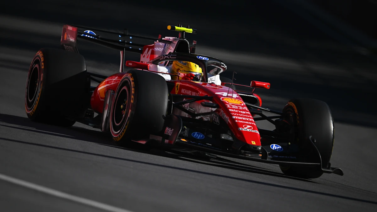 Ferrari Formula 1 car on track at Circuit Gilles Villeneuve