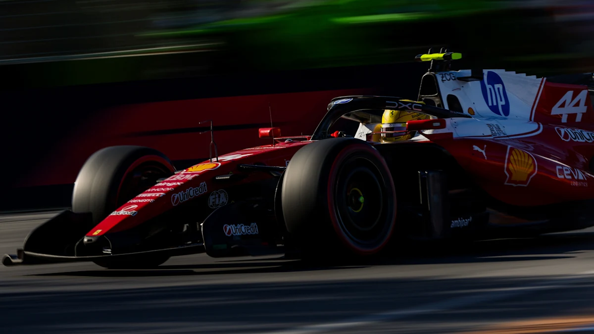 Ferrari Formula 1 car on track at Circuit Gilles Villeneuve