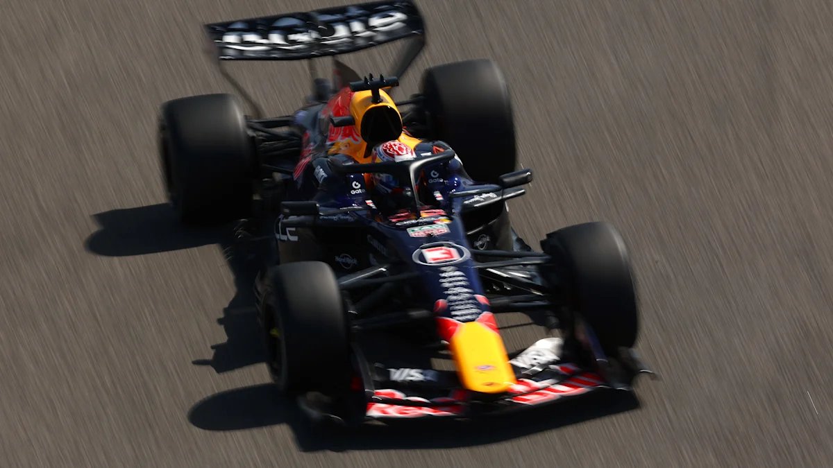 Red Bull Formula 1 car on track at Bahrain International Circuit