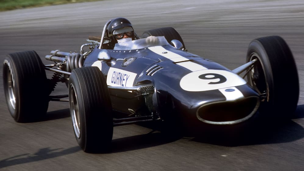 Dan Gurney, Eagle-Weslake T1G, British Grand Prix, Silverstone, 15 de julio de 1967. (Foto por