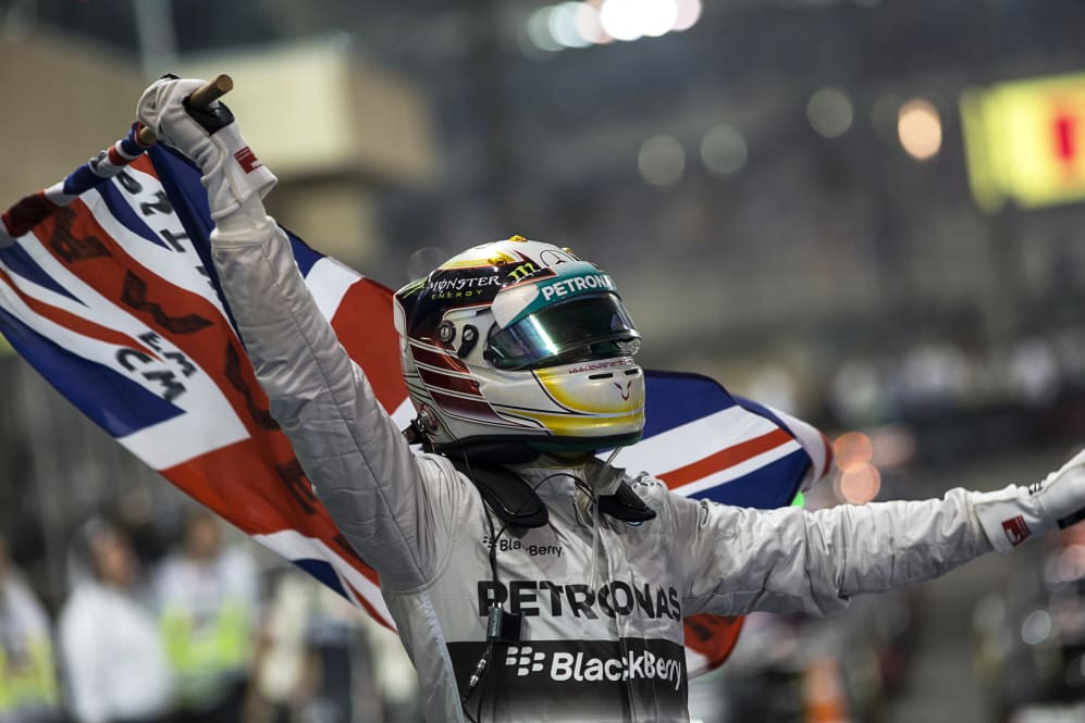 Lewis Hamilton, Gran Premio de Abu Dhabi, Circuito de Yas Marina, 23 de noviembre de 2014. Lewis Hamilton después