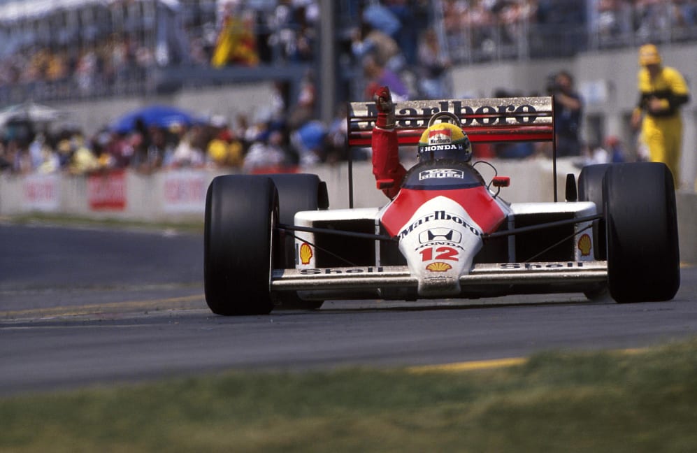 Ganador Ayrton Senna (BRA) McLaren MP4/4\nGran Premio de Canadá, Montreal, 12 de junio de 1988.