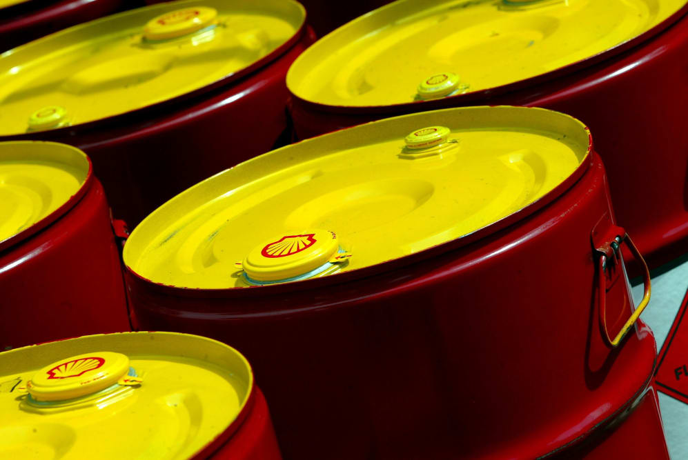 Shell F1 fuel barrels. Formula One World Championship, Rd7, Monaco Grand Prix, Preparations,