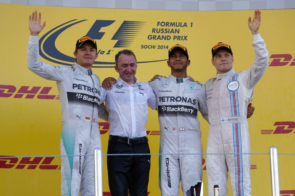 Rosberg and Bottas struggled to challenge teammate Hamilton for the title.