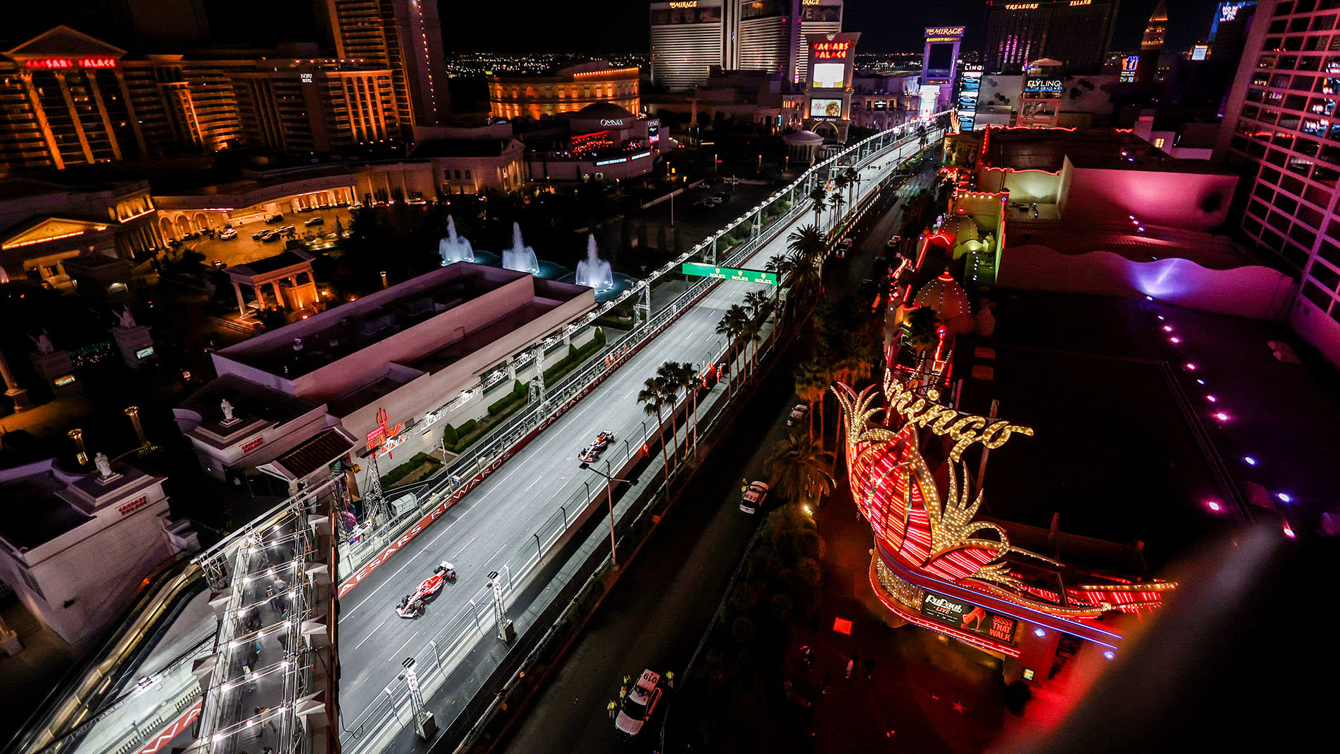 Star-studded opening ceremony lights up Las Vegas Grand Prix