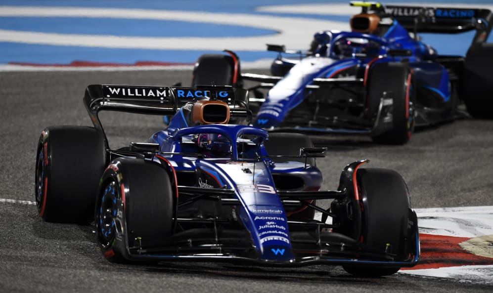 BAHRAIN, BAHRAIN - MARCH 05: Alexander Albon of Thailand driving the (23) Williams FW45 Mercedes