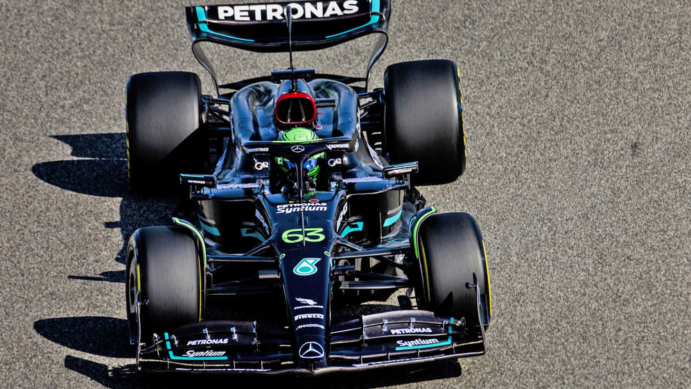 Mercedes offers a first look at their 2023 F1 car, the W14 : PlanetF1