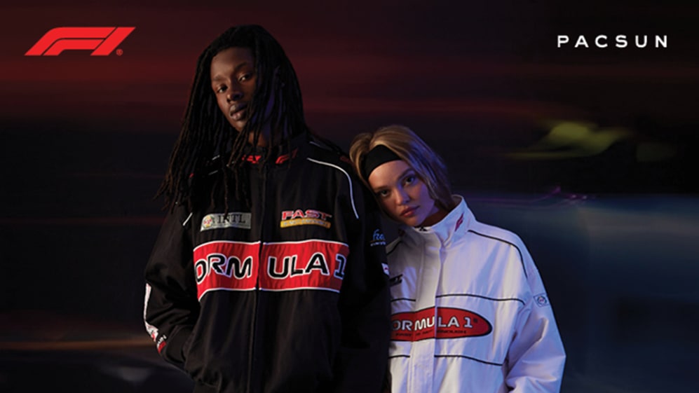 Pacsun and Formula 1 have launched their first spring collection