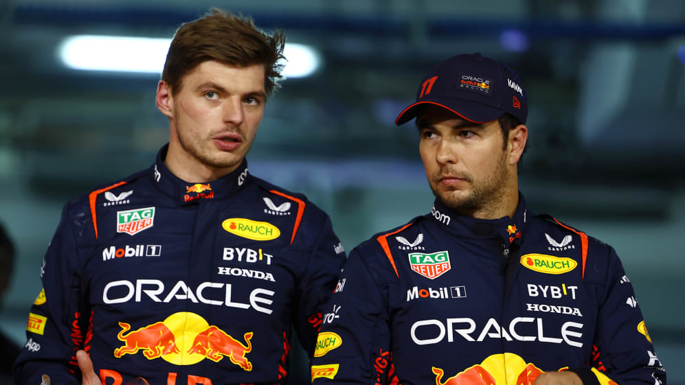 Max Verstappen and Sergio Perez