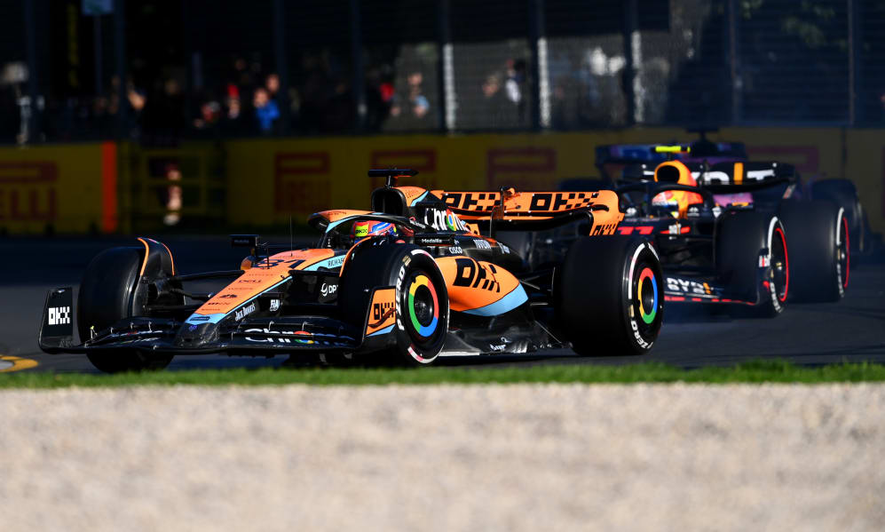 MELBOURNE, AUSTRALIA - APRIL 02: Oscar Piastri of Australia driving the (81) McLaren MCL60 Mercedes