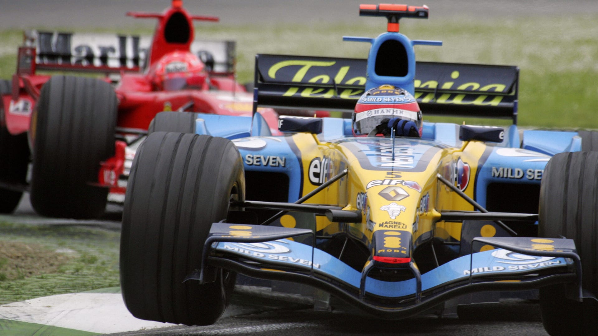 LIVESTREAM Go back in time to 2005 for a classic Alonso vs Schumacher battle at Imola Formula 1®