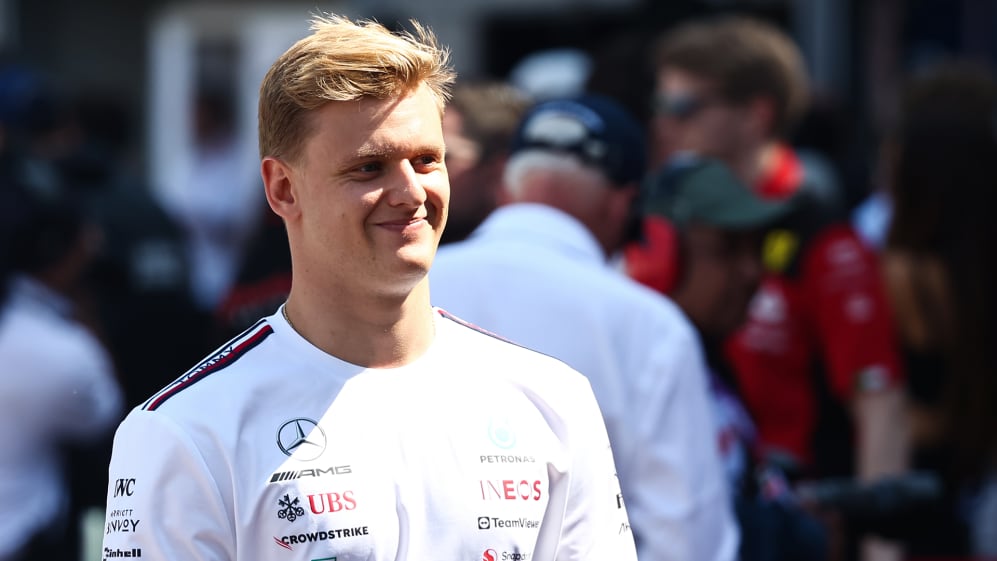 WATCH: Schumacher returns to F1 action with first run in Mercedes’ W14 ...