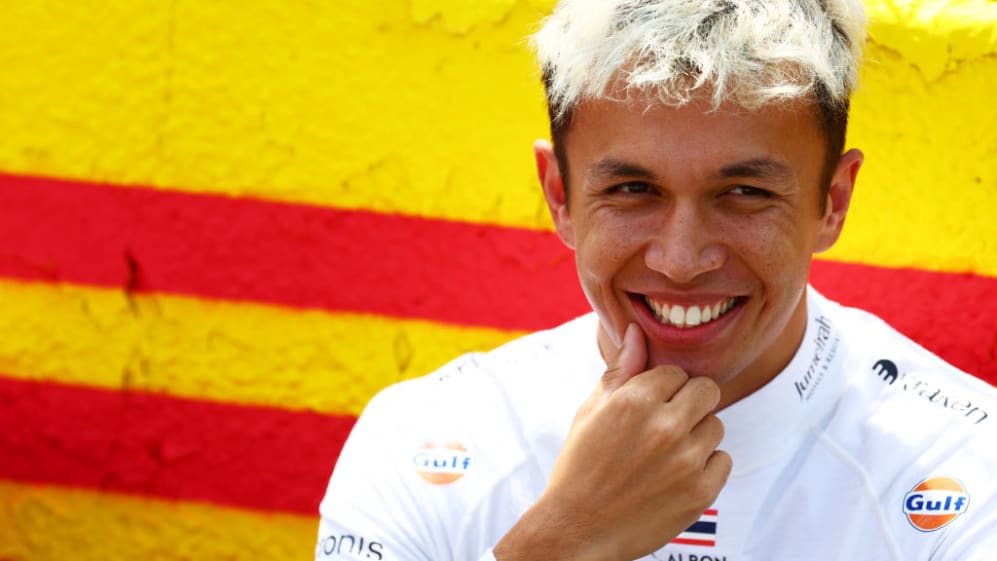 MONTREAL, QUEBEC - JUNE 18: Alexander Albon of Thailand and Williams looks on on the grid prior to