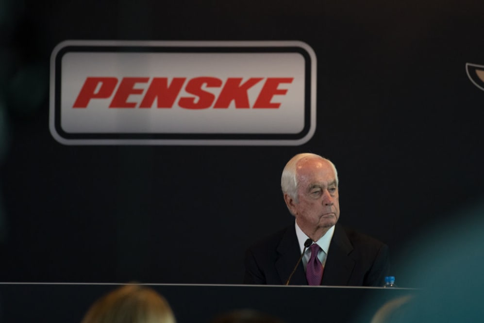 INDIANAPOLIS, IN - NOVEMBER 04: Roger Penske, Chairman and Founder of Penske Corporation during a