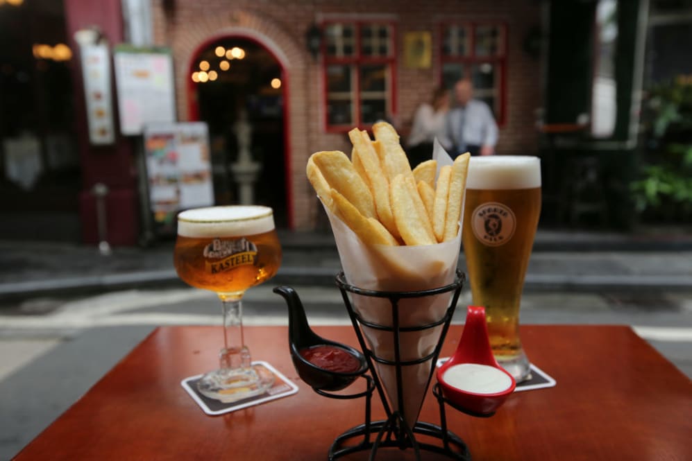 'De Belgie' which serves up free unlimited Belgian fries during its happy hour, 21 Elgin Street,