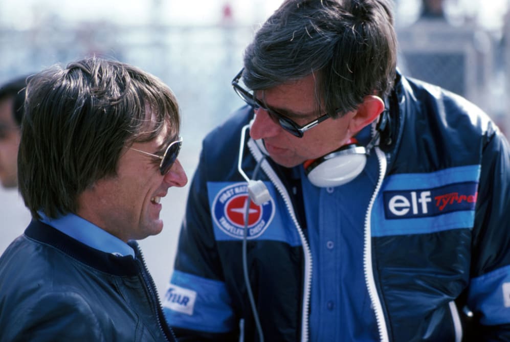 Formel 1, Grand Prix Frankreich 1978, Paul Ricard, 02.07.1978 Boxengasse, Tyrrell-Box Bernie