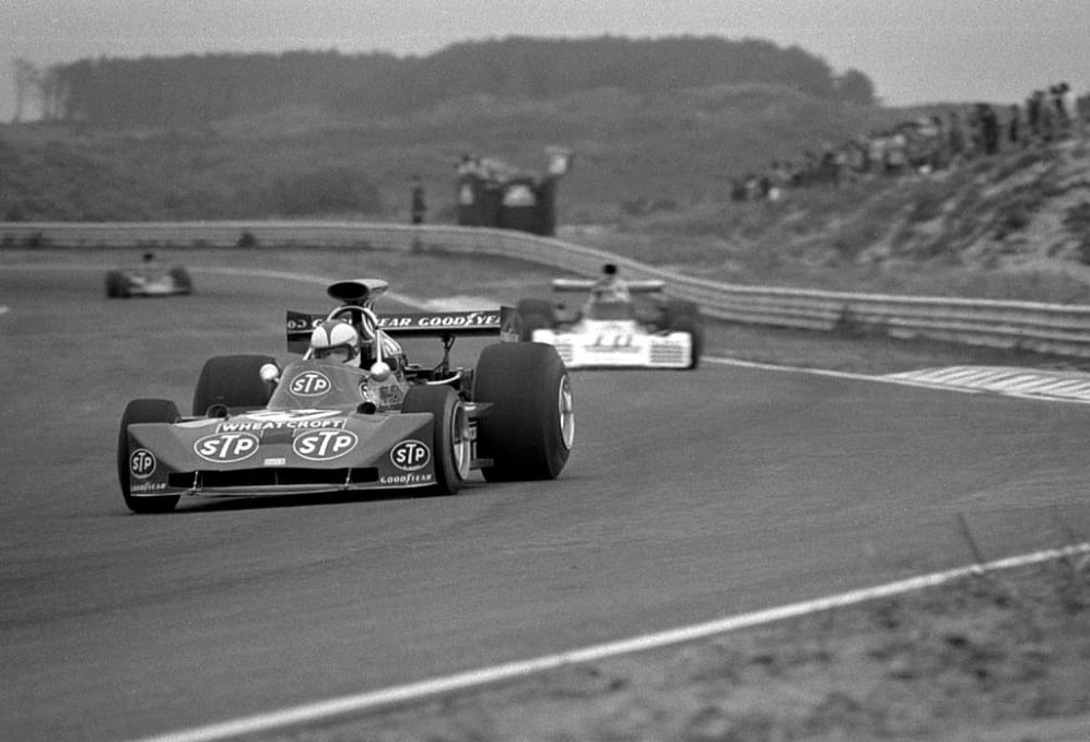 Roger Williamson of Great Britain drives the #14 STP March Racing Team March 731 Cosworth V8 during