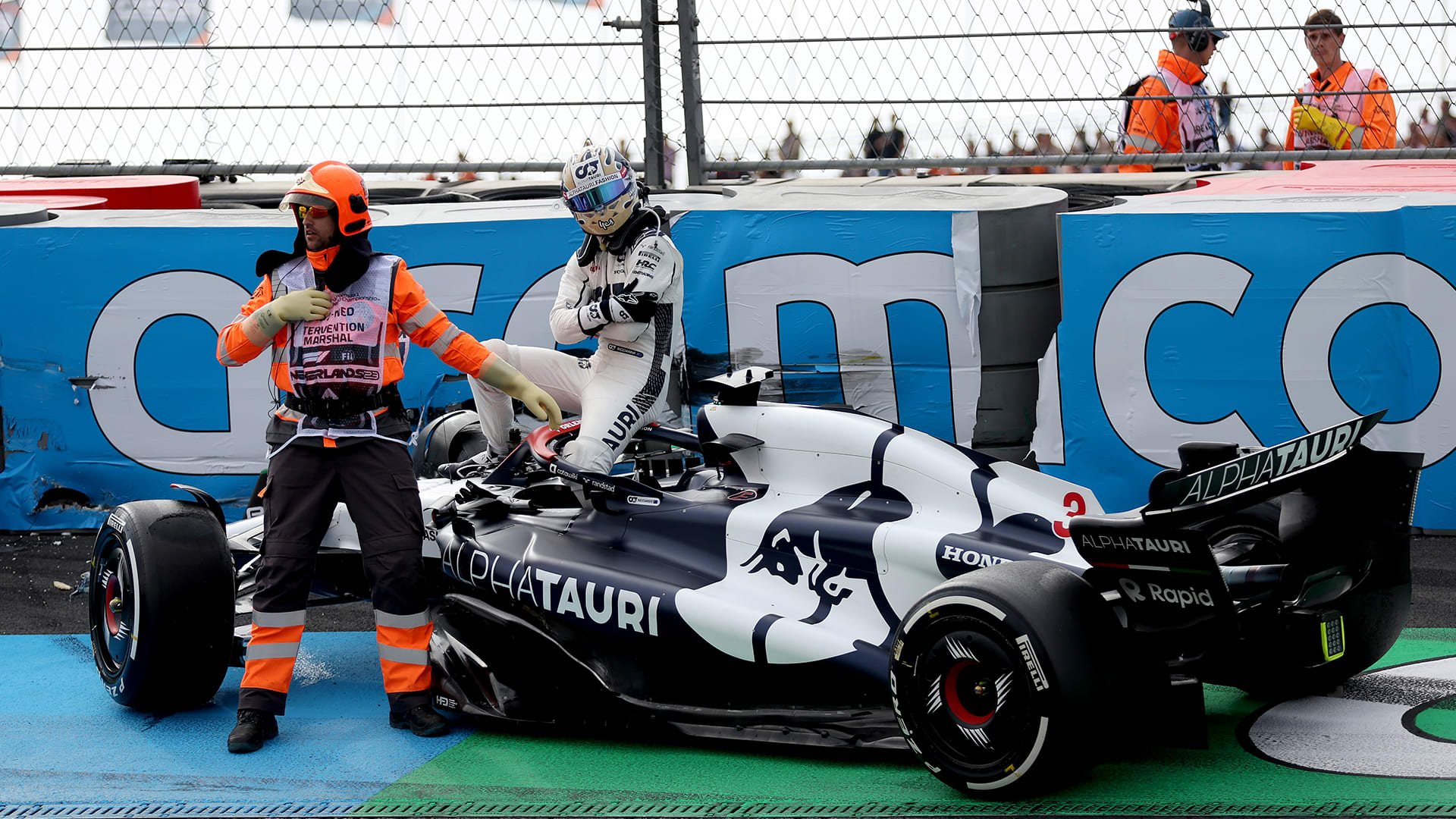 Ricciardo taken to hospital for further checks after FP2 crash at Zandvoort | Formula 1®