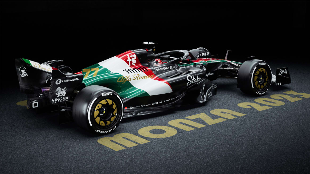 Alfa Romeo unveil new Italian-inspired tribute livery for their home race in Monza Formula 1®