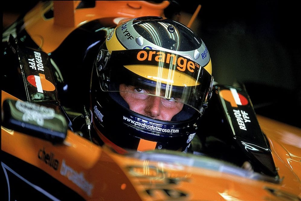 30 Jul 2000:  Headshot of Pedro De La Rosa of Spain and Arrows Supertec during the German Formula