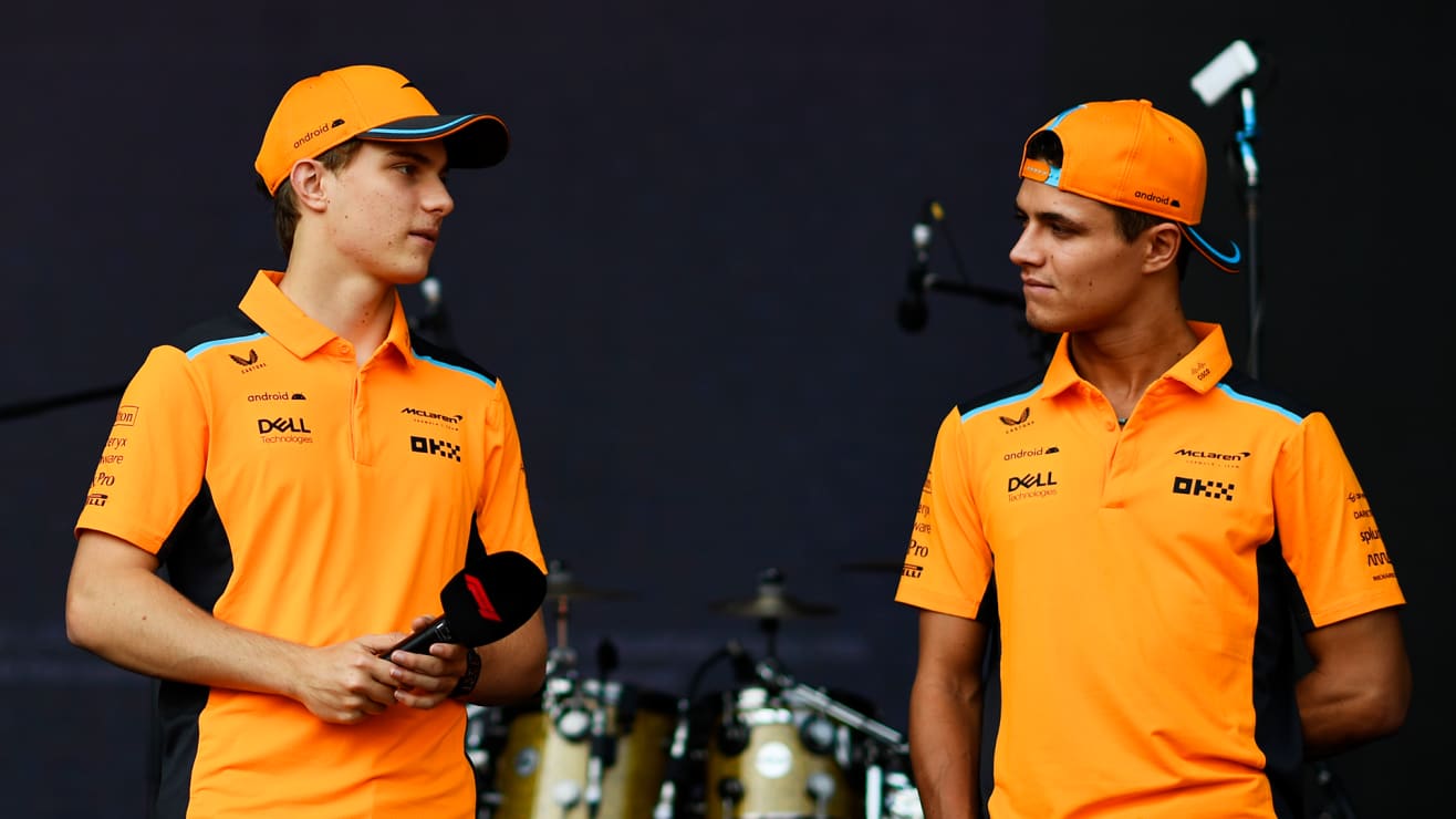 ‘He’s pushed me a lot’ – Norris full of praise for Piastri after F1 rookie signs new McLaren deal