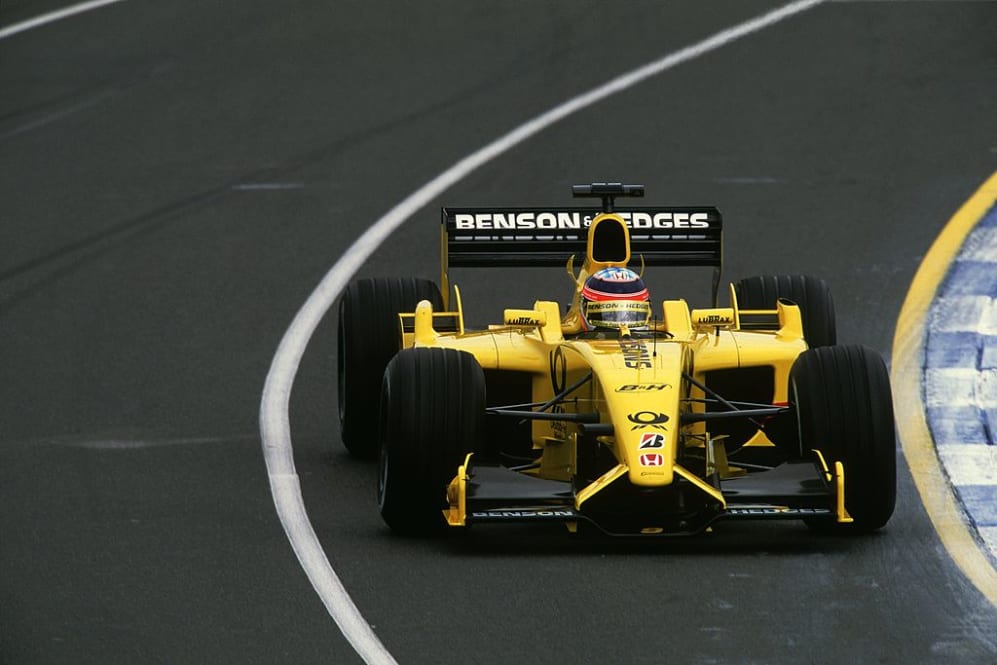 3 Mar 2002:  Takuma Sato of Japan in action in his Jordan Honda during the Formula One Australian