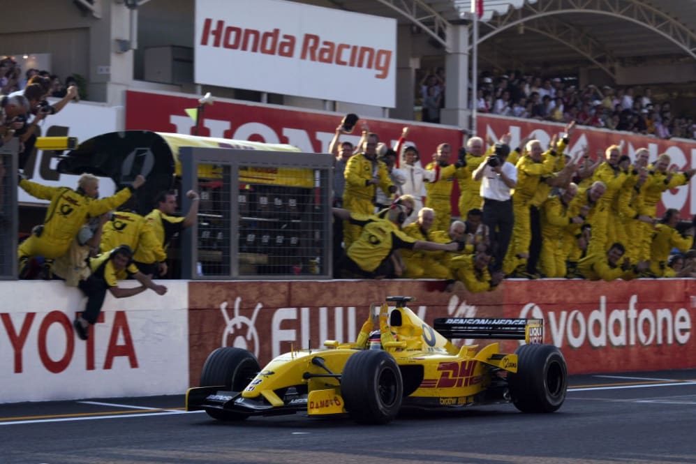 Takuma Sato, Jordan-Honda EJ12, Grand Prix of Japan, Suzuka Circuit, 13 October 2002. Takuma Sato