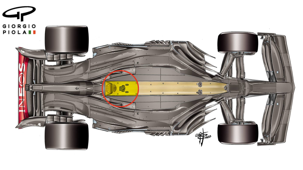 With the ground effect generation of cars, the focus of plank wear has shifted to the back – and this is where Hamilton’s Mercedes was found to be below the permitted limit at COTA