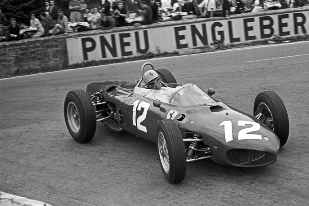 Ricardo Rodriguez, Ferrari 156, Grand Prix of Belgium, Circuit de Spa-Francorchamps, 17 June 1962.
