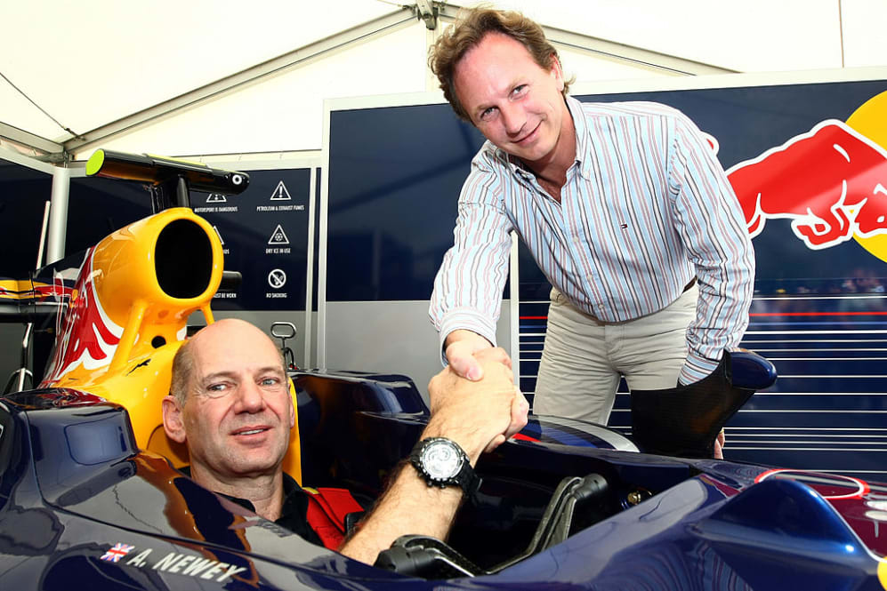 CHICHESTER, INGLATERRA - 2 DE JULIO: Se presenta el director técnico de Red Bull Racing, Adrian Newey