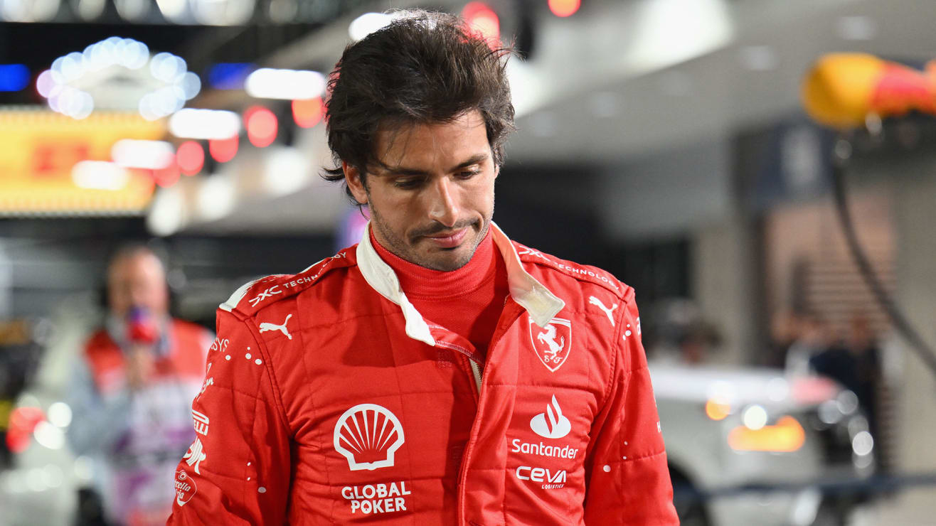 Sainz set for Las Vegas Grand Prix grid drop after practice incident
