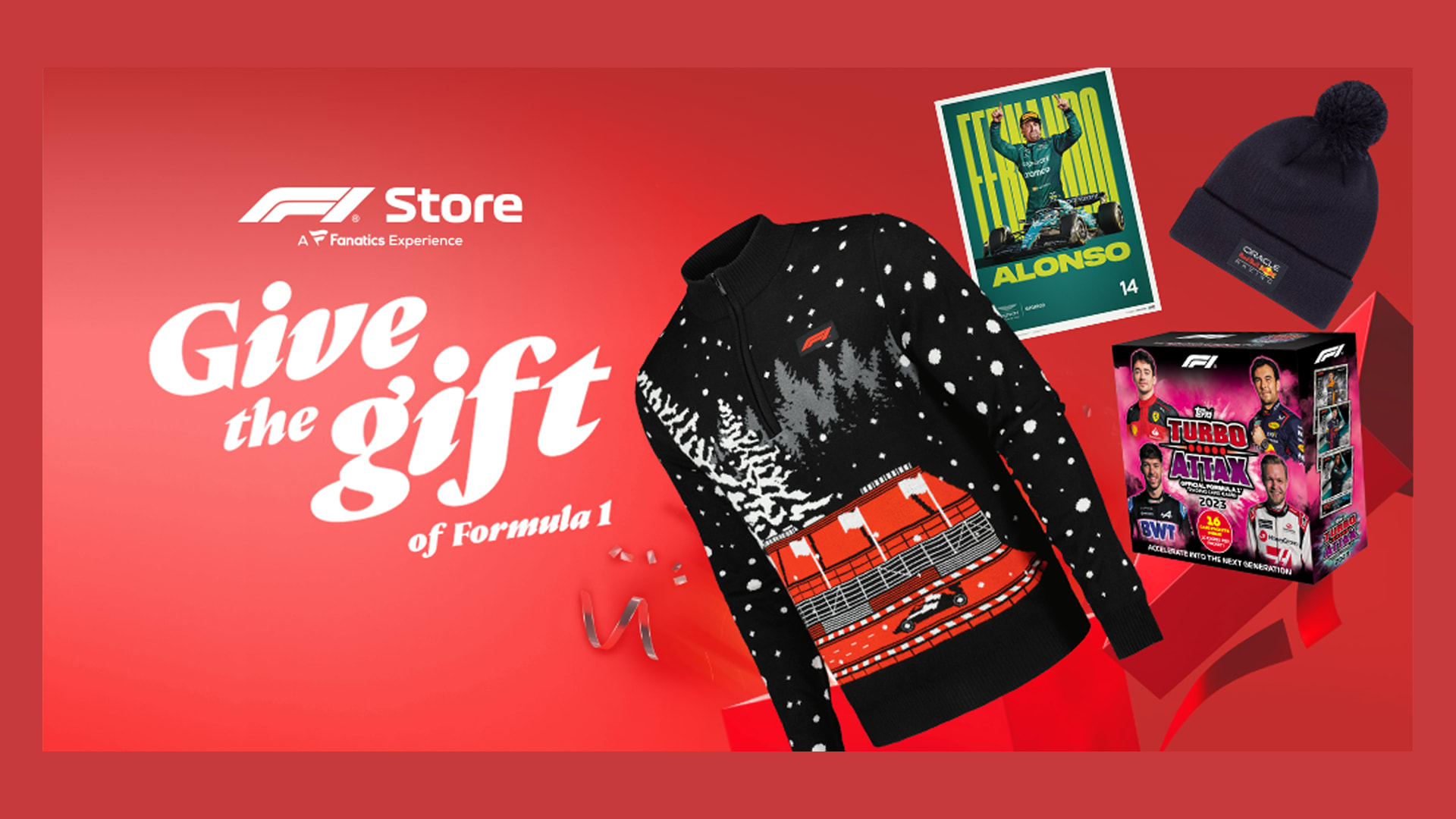 Find the perfect Christmas present for your favourite F1 fan in