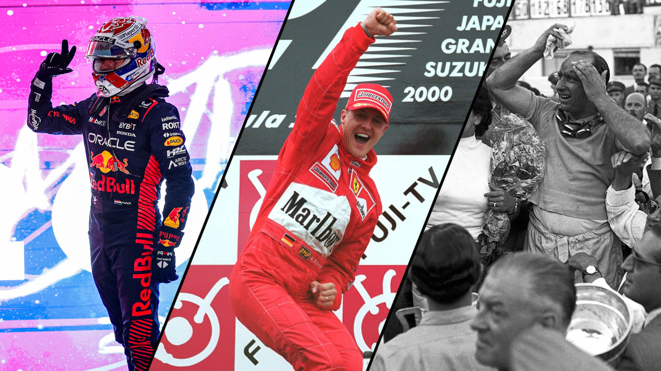 IN NUMBERS: How Verstappen compares to other F1 greats at this stage of his career