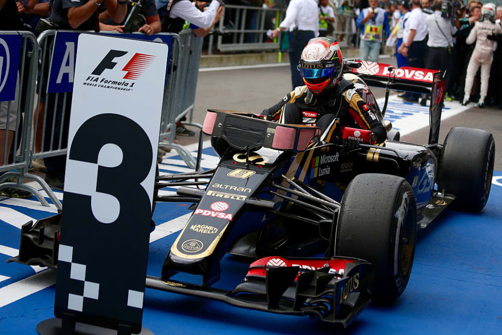 (GERMANY OUT) Romain Grosjean, Lotus, F1 Team, formula 1 GP, Belgien in Spa, 23.08.2015 (Photo by
