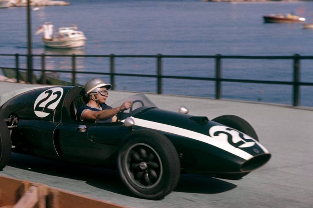 Bruce McLaren, Cooper-Climax T51, Gran Premio de Mónaco, Mónaco, 10 de mayo de 1959. (Foto de Bernard