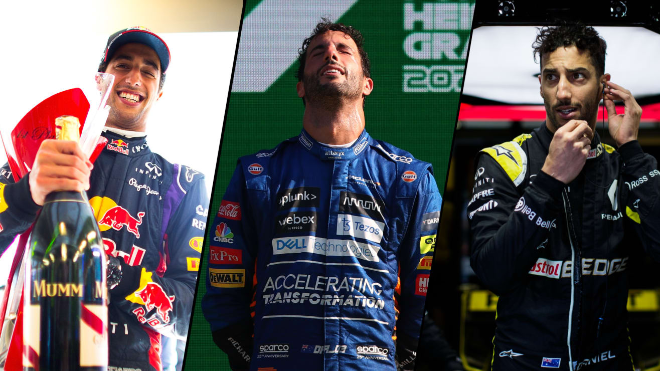 10 years since Daniel Ricciardo’s first Red Bull spell – the Australian’s rollercoaster F1 journey since