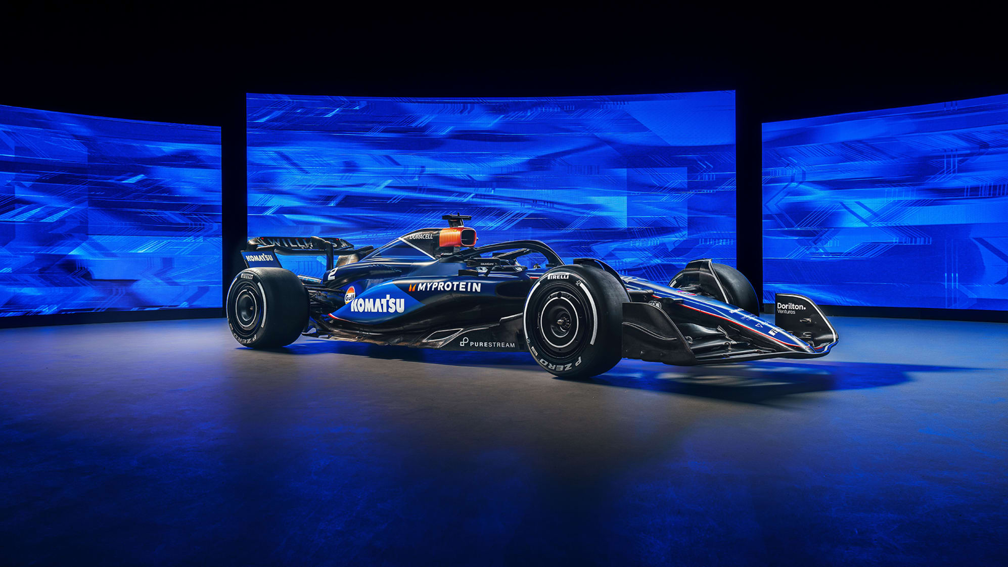 El nuevo monoplaza de Williams para la temporada 2024 de F1.