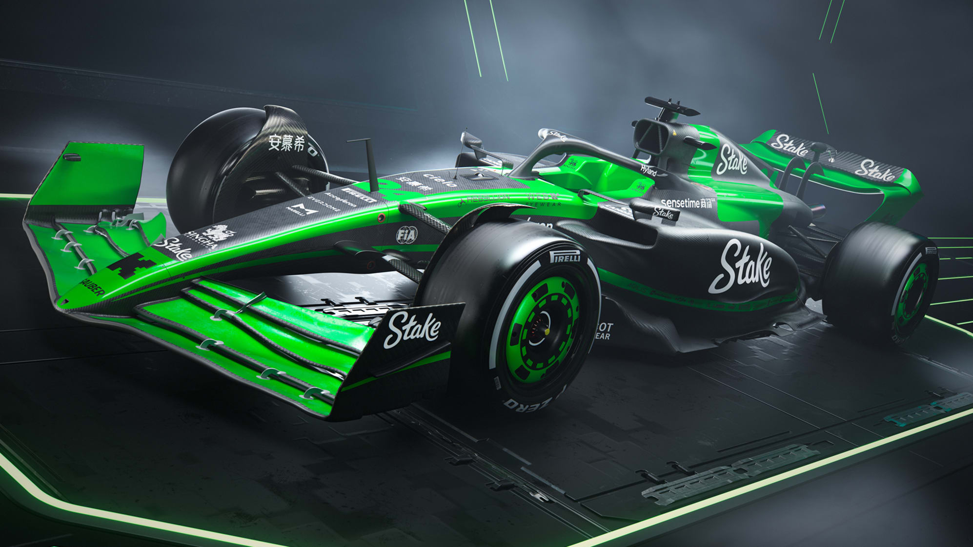 El nuevo monoplaza de Stake para la temporada 2024 de F1.