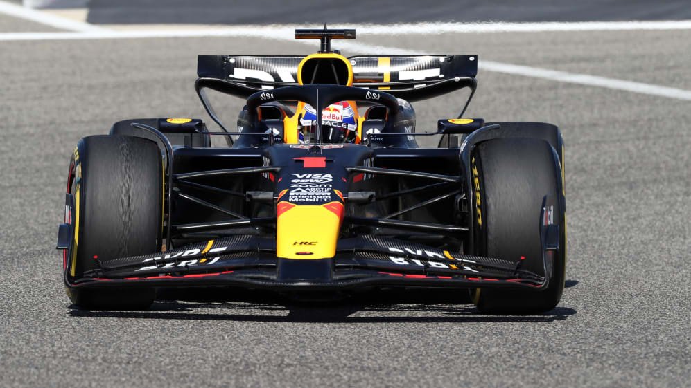 Bahrain, Bahrain - February 21: (1) Max Verstappen of the Netherlands driving an Oracle Red Bull