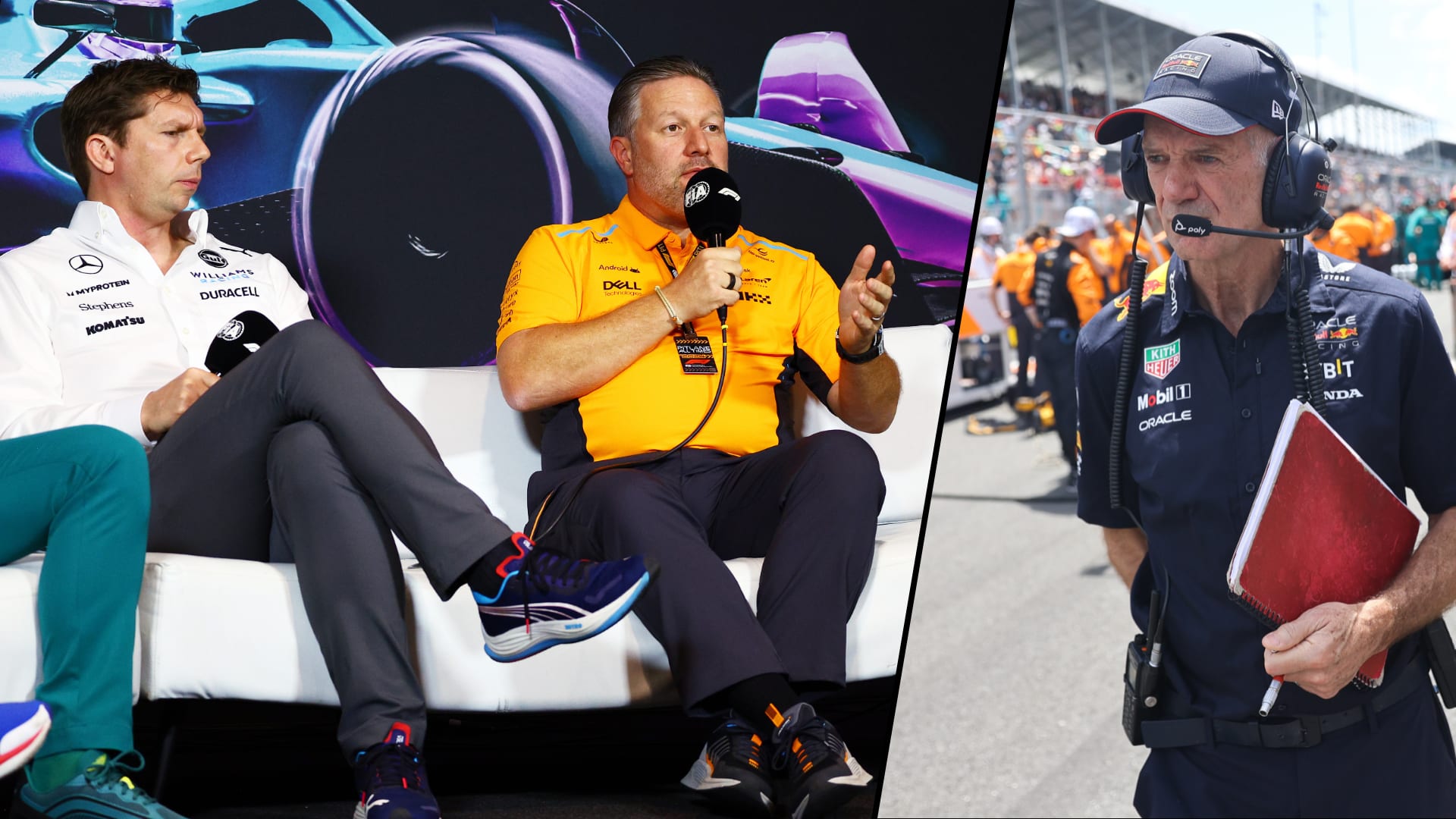 MIAMI, FLORIDA - MAY 03: James Vowles, Team Principal of Williams and McLaren Chief Executive