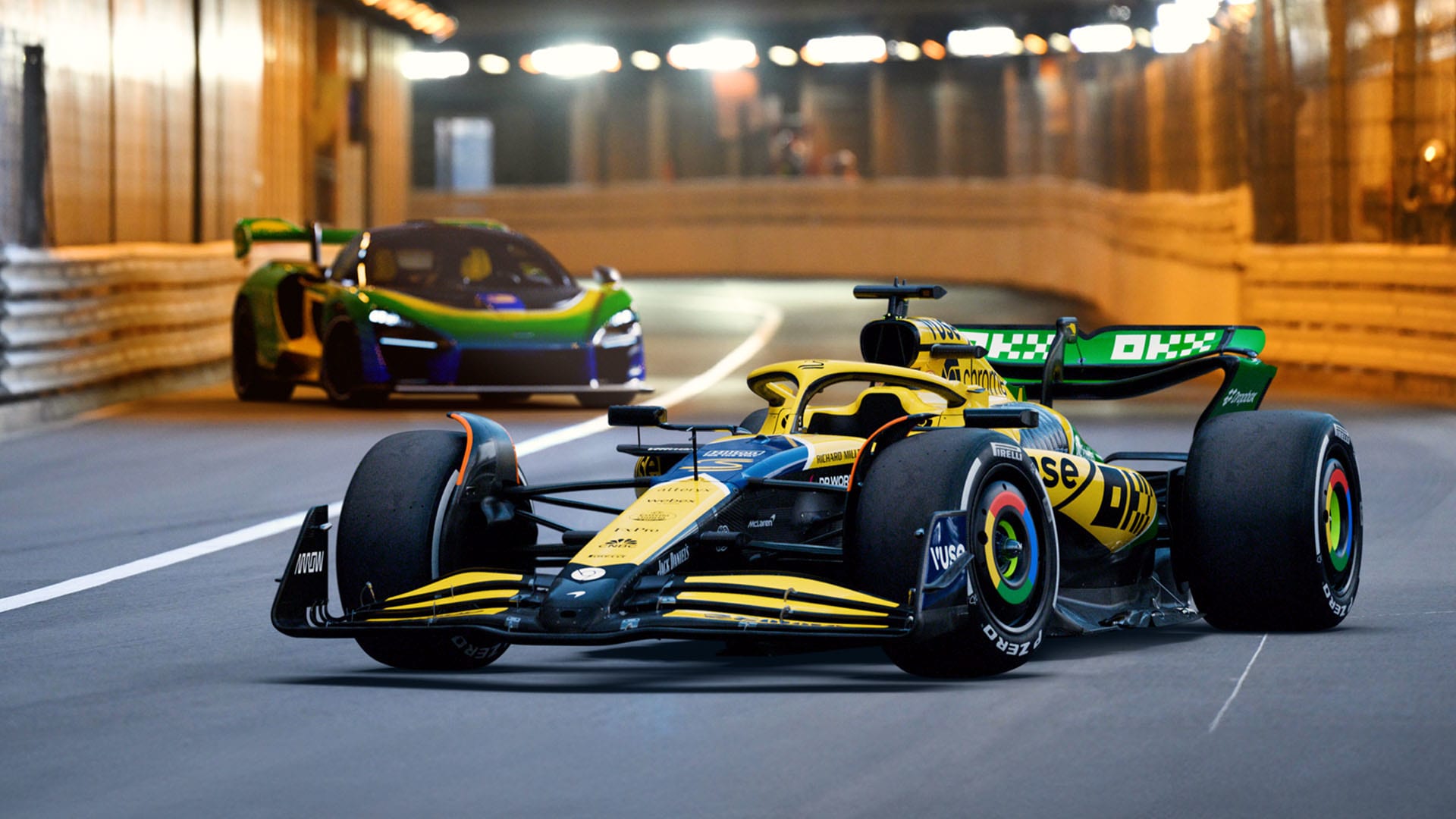 McLaren onthult een speciale kleurstelling geïnspireerd op Ayrton Senna voor de Grand Prix van Monaco van 2024