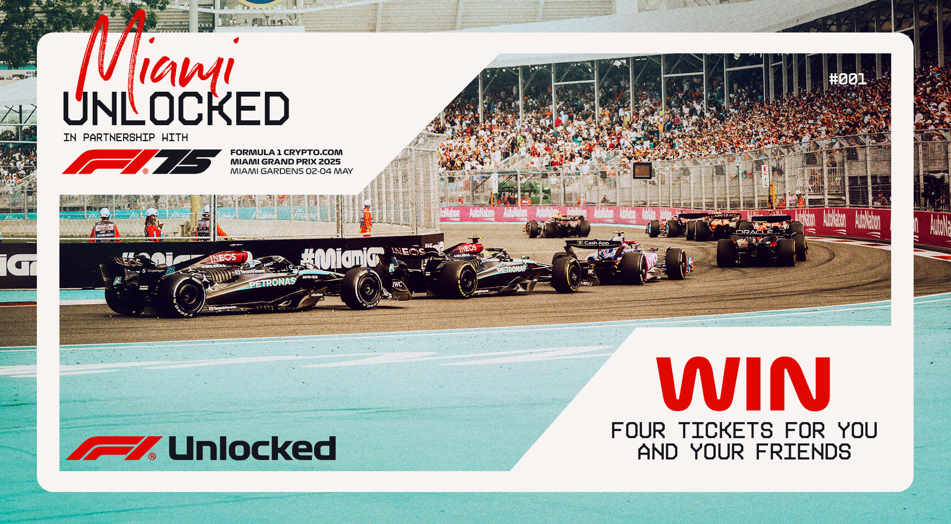 Win the ultimate Miami GP weekend and bring your friends too ...