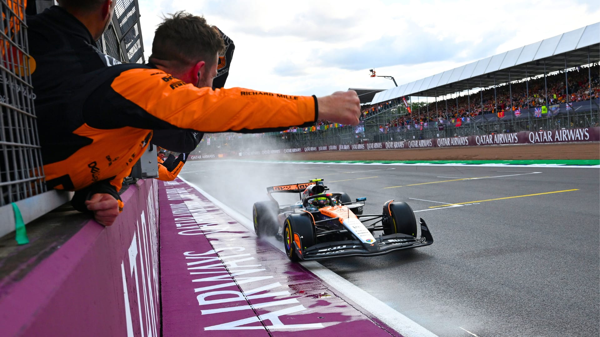What happened to McLaren's British GP competition?