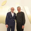 Stefano Domenicali spoke with Apple’s Senior Vice President of Services Eddy Cue during the Apple TV press day