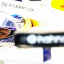 ABU DHABI, UNITED ARAB EMIRATES - DECEMBER 05: Isack Hadjar of France and Visa Cash App Racing Bulls pprior to  during practice ahead of the F1 Grand Prix of Abu Dhabi at Yas Marina Circuit on December 05, 2025 in Abu Dhabi, United Arab Emirates. (Photo by Peter Fox/Getty Images)